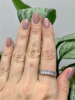 *Кольцо р.19 Белый Фианит арт. 1-199р200-611 (Вес около 1,8 г) - фото 228410