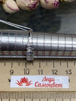 *Кольцо р.19 Белый Фианит арт. 1-199р200-611 (Вес около 1,8 г) - фото 228413