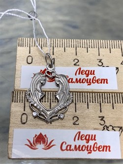 *Подвеска Близнецы Фианит арт. 3-0797р-432 (Вес около 2,01 г) - фото 228609 *Подвеска Близнецы Фианит арт. 3-0797р-432 (Вес около 2,01 г) - фото 228609