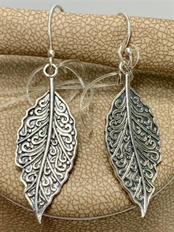 *Серьги Листики Петли арт. 15927-094 Вес 4,79 г - фото 228911 *Серьги Листики Петли арт. 15927-094 Вес 4,79 г - фото 228911