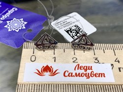 *Серьги Пусеты арт. 21314р-018 (Вес 1,6 г) - фото 228938 *Серьги Пусеты арт. 21314р-018 (Вес 1,6 г) - фото 228938