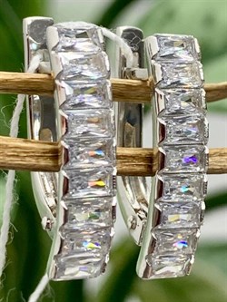 *Серьги Белый Фианит арт. 2-199р200-634 (Вес около 3,07 г) - фото 228984 *Серьги Белый Фианит арт. 2-199р200-634 (Вес около 3,07 г) - фото 228984