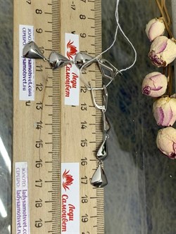 *Серьги арт. С-3695-Р-013 (Вес 4,26 г) - фото 229196