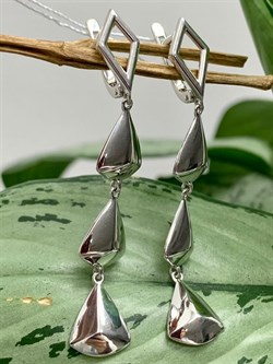 *Серьги арт. С-3695-Р-013 (Вес 4,26 г) - фото 229199