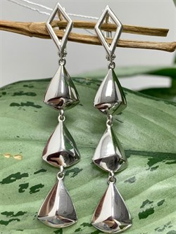 *Серьги арт. С-3695-Р-013 (Вес 4,26 г) - фото 229200