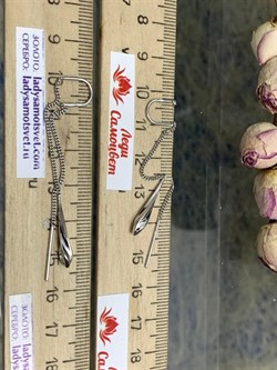 *Серьги Цепочки арт. с7-686р-445 (Вес около 2,58 г) - фото 229204 *Серьги Цепочки арт. с7-686р-445 (Вес около 2,58 г) - фото 229204