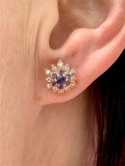 *Серьги Пусеты Иолит Африка арт. С-3826зс412400-680 Вес 2,77 г - фото 229335 *Серьги Пусеты Иолит Африка арт. С-3826зс412400-680 Вес 2,77 г - фото 229335