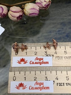 *Серьги Пусеты Иолит Африка арт. С-3826зс412400-680 Вес 2,77 г - фото 229338 *Серьги Пусеты Иолит Африка арт. С-3826зс412400-680 Вес 2,77 г - фото 229338