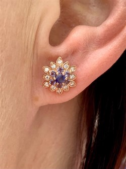 *Серьги Пусеты Иолит Африка арт. С-3826зс412400-680 Вес 2,77 г - фото 229343 *Серьги Пусеты Иолит Африка арт. С-3826зс412400-680 Вес 2,77 г - фото 229343