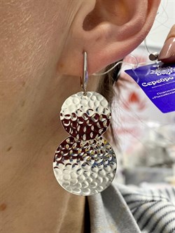 *Серьги арт. CTE-13954-L022-HAM-964 (Вес около 7,39 г) - фото 229381