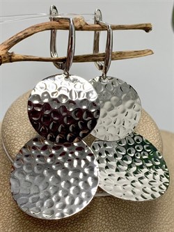 *Серьги арт. CTE-13954-L022-HAM-964 (Вес около 7,39 г) - фото 229382