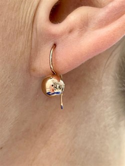 *Серьги Петли арт. С-0011з-403 (Вес около 1,7 г) - фото 229390 *Серьги Петли арт. С-0011з-403 (Вес около 1,7 г) - фото 229390