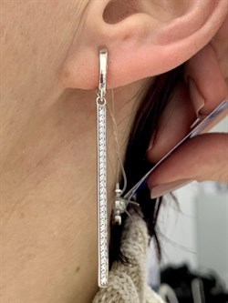 *Серьги арт. 402012-556-216 Вес 3,75 г - фото 229504