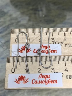 *Серьги Петли Белый Фианит арт. С-3290-Р-097 (Вес около 1,58 г) - фото 229563 *Серьги Петли Белый Фианит арт. С-3290-Р-097 (Вес около 1,58 г) - фото 229563