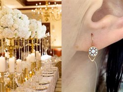 *Серьги Петли Детские Белый Фианит арт. п8-492-1з200-954 (Вес около 0,73 г) - фото 229599