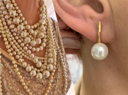 *Серьги Белый Жемчуг арт. 2320241557з-974 (Вес около 5,05 г) - фото 229639