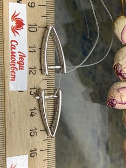 *Серьги Прищепки арт. с004р-452 (Вес около 2,88 г) - фото 229725 *Серьги Прищепки арт. с004р-452 (Вес около 2,88 г) - фото 229725