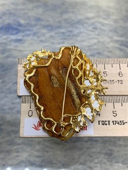 *Брошь Королевский Янтарь Эмаль Эксклюзив арт. 725094п-718 Вес 21,17 г - фото 229796 *Брошь Королевский Янтарь Эмаль Эксклюзив арт. 725094п-718 Вес 21,17 г - фото 229796