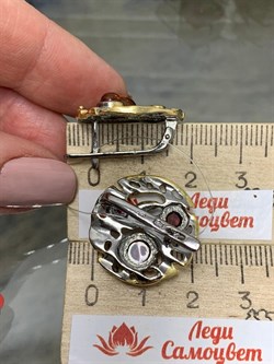 *Серьги Янтарь арт. 821917к-528 Вес 9,63 г - фото 229901 *Серьги Янтарь арт. 821917к-528 Вес 9,63 г - фото 229901