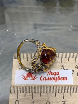 *Кольцо р.19 Янтарь арт. 820865к-433 Вес 6,58 г - фото 229971 *Кольцо р.19 Янтарь арт. 820865к-433 Вес 6,58 г - фото 229971