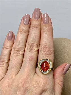 *Кольцо р.20 Янтарь арт. 820871к-396 Вес 3,42 г - фото 229985 *Кольцо р.20 Янтарь арт. 820871к-396 Вес 3,42 г - фото 229985