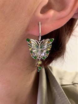 *Серьги Бабочки Эмаль арт. 02-4785-00-000-0200-68-506 вес 6,15 г - фото 231912 *Серьги Бабочки Эмаль арт. 02-4785-00-000-0200-68-506 вес 6,15 г - фото 231912