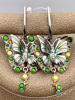 *Серьги Бабочки Эмаль арт. 02-4785-00-000-0200-68-506 вес 6,15 г - фото 231914 *Серьги Бабочки Эмаль арт. 02-4785-00-000-0200-68-506 вес 6,15 г - фото 231914