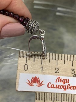 *Серьги Кисти Марказит Гранат Альмандин арт. HE718-726 вес 22,02 г - фото 232038 *Серьги Кисти Марказит Гранат Альмандин арт. HE718-726 вес 22,02 г - фото 232038