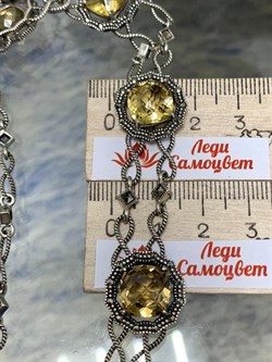 *Колье р.45 Цитрин арт. M601434-283 (вес 32,9 г) - фото 232375 *Колье р.45 Цитрин арт. M601434-283 (вес 32,9 г) - фото 232375