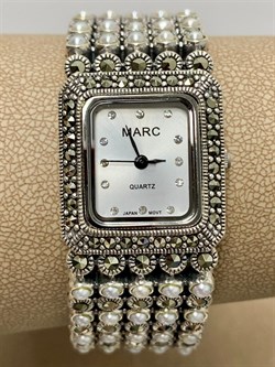 *Часы р.20 Микс Марказит Жемчуг арт. HW118-987 вес 77,45 г - фото 232450 *Часы р.20 Микс Марказит Жемчуг арт. HW118-987 вес 77,45 г - фото 232450