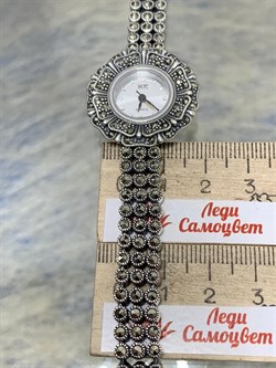 *Часы р.18 Марказит арт. HW294-022 вес 41.01 г - фото 232535 *Часы р.18 Марказит арт. HW294-022 вес 41.01 г - фото 232535