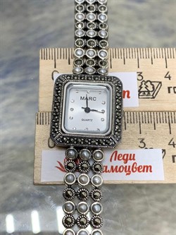 *Часы р.20 Микс Марказит Жемчуг арт. HW148-083 вес 54,12 г - фото 232583