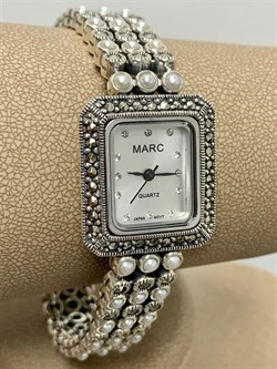 *Часы р.20 Микс Марказит Жемчуг арт. HW148-083 вес 54,12 г - фото 232586