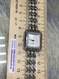 *Часы р.24 Микс Марказит Жемчуг арт. HW148-381 вес 62,2 г - фото 232598 *Часы р.24 Микс Марказит Жемчуг арт. HW148-381 вес 62,2 г - фото 232598