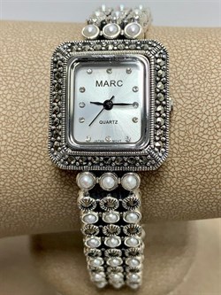 *Часы р.24 Микс Марказит Жемчуг арт. HW148-381 вес 62,2 г - фото 232601 *Часы р.24 Микс Марказит Жемчуг арт. HW148-381 вес 62,2 г - фото 232601