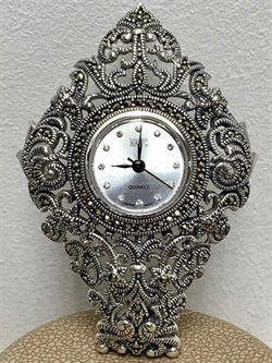 *Часы Настольные Марказит арт. Ч 255-252 (вес 23,94 г) - фото 232817