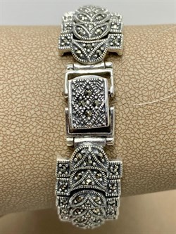 *Часы р.17 Микс Марказит Черный Оникс арт. HW160-106 вес 55,09 г - фото 233781 *Часы р.17 Микс Марказит Черный Оникс арт. HW160-106 вес 55,09 г - фото 233781