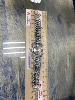 *Часы р.18,5 Микс Марказит Черный Оникс арт. HW160-242 вес 57,94 г - фото 233810 *Часы р.18,5 Микс Марказит Черный Оникс арт. HW160-242 вес 57,94 г - фото 233810