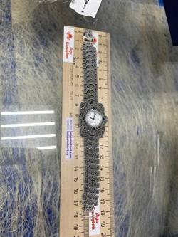 *Часы р.18,5 Микс Марказит Черный Оникс арт. HW160-242 вес 57,94 г - фото 233811 *Часы р.18,5 Микс Марказит Черный Оникс арт. HW160-242 вес 57,94 г - фото 233811