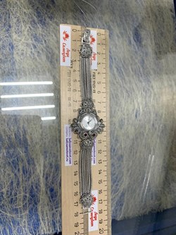 *Часы р.17,5 Сова Микс Марказит Гранат Пироп арт. HW211-007 вес 44,17 г - фото 233820