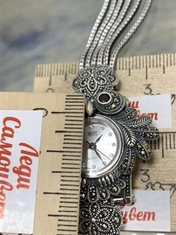 *Часы р.20 Сова Микс Марказит Гранат арт. HW211-480 вес 45,31 г - фото 233828