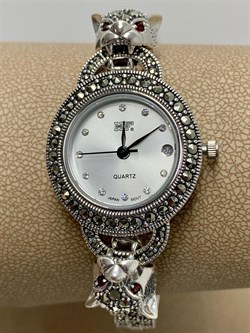 *Часы р.19 Микс Марказит Кошки арт. HW213SP-106 вес 35,68 г - фото 233861 *Часы р.19 Микс Марказит Кошки арт. HW213SP-106 вес 35,68 г - фото 233861