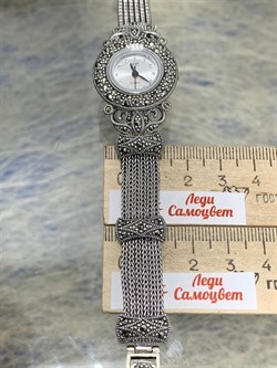 *Часы р.16,5 Микс Марказит арт. HW015-120 вес 42,35 г - фото 234189 *Часы р.16,5 Микс Марказит арт. HW015-120 вес 42,35 г - фото 234189