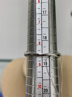 *Кольцо р.18,5 Бирюза Аризона арт. К1379Ю/Ag-619/7-290 вес 4,11 г - фото 234448