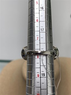 *Кольцо р.18 Бирюза Аризона Танзанит арт. К1579Ю/Ag-618/7-845 вес 6,29 г - фото 234536