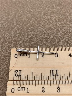 *Подвеска Крест Белый Бр цв Белое арт. 08-00075-03-001-01-03-1044162098436 вес 0,77 г - фото 234727 *Подвеска Крест Белый Бр цв Белое арт. 08-00075-03-001-01-03-1044162098436 вес 0,77 г - фото 234727