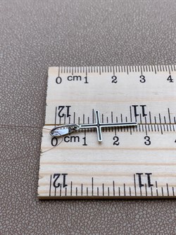 *Подвеска Крест Белый Бр цв Белое арт. 08-00075-03-001-01-03-1044162098436 вес 0,77 г - фото 234729 *Подвеска Крест Белый Бр цв Белое арт. 08-00075-03-001-01-03-1044162098436 вес 0,77 г - фото 234729