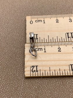 *Подвеска Белый Бр цв Белое арт. 03-01713-03-001-01-03-1044161872020 вес 0,99 г - фото 234780