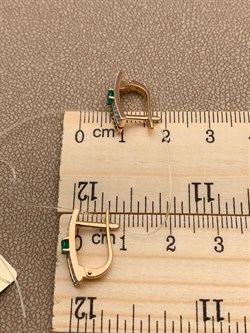 *Серьги Зеленый Агат Белый Бр цв Красное арт. 2-1101-1044160308872 вес 2,98 г - фото 235001 *Серьги Зеленый Агат Белый Бр цв Красное арт. 2-1101-1044160308872 вес 2,98 г - фото 235001