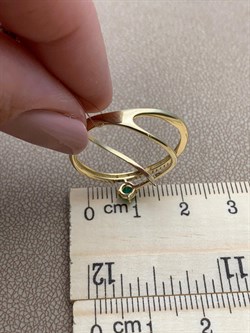 *Кольцо р.18,5 Изумруд цв Лимонное арт. 01-00205-05-001-01-01-1044162088628 вес 2,35 г - фото 235038 *Кольцо р.18,5 Изумруд цв Лимонное арт. 01-00205-05-001-01-01-1044162088628 вес 2,35 г - фото 235038